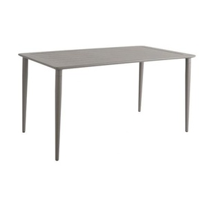 Brafab Esstisch Nimes 140x78 cm, Alumimium matt khaki beige