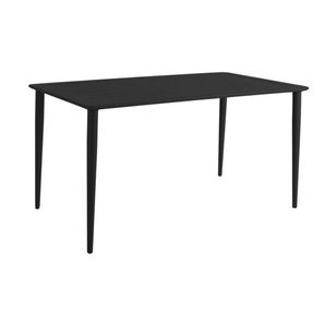 Brafab Esstisch Nimes 140x78 cm, Alumimium schwarz