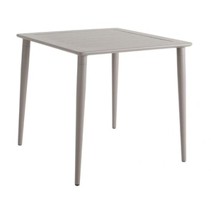 Brafab Esstisch Nimes 76x76 cm, Alumimium matt khaki beige