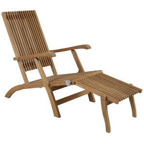 Brafab Julita Liegestuhl Teak natur klappbar