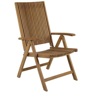 Brafab Julita Positionsstuhl Teak natur klappbar
