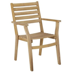 Brafab Keros Gartenstuhl Teak natur stapelbar