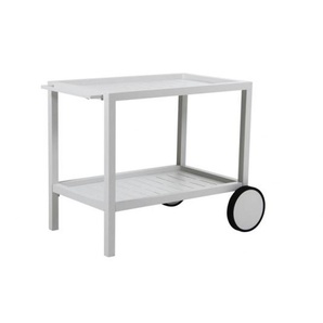 Brafab Servierwagen Belfort in weiss - Aluminium