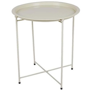 Brafab Tabletttisch Sangro in Farbe velvet beige, Stahl pulverbeschichtet