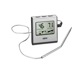 Gefu Bratenthermometer TEMPERE ¦ silber ¦ Edelstahl,Kunststoff ¦ Maße (cm): B: 7,2 H: 1,9
