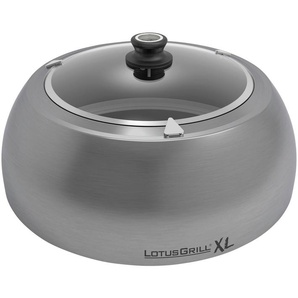Brathaube LOTUSGRILL Grillhaube XL Deckel Gr. Ø 43 cm, silberfarben (silber) Zubehör für Grills