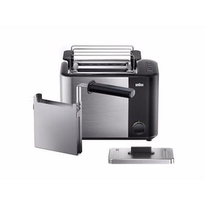 Braun HT 5015 BK Toaster schwarz / edelstahl 0X23010021