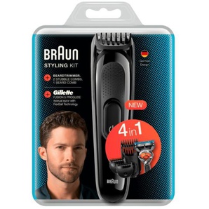 Braun SK 3000 BartTrimmer Bartschneider 4in1 Gillette Fusion Rasierer