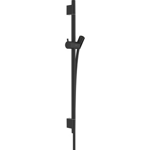Brausehalter HANSGROHE Puro Duschkopfhalterungen schwarz (mattschwarz) Zubehör 65cm, mit Isiflex Duschschlauch 160cm