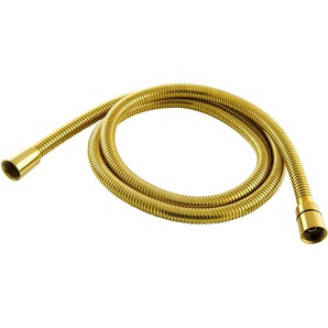 Brauseschlauch Drehkonus 150cm Duschschlauch gold Metall 1,5m - Paulgurkes