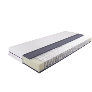 Breckle 7-Zonen Tonnentaschenfederkern-Matratze  Flex Air TTFK ¦ weiß ¦ Maße (cm): B: 140 H: 19