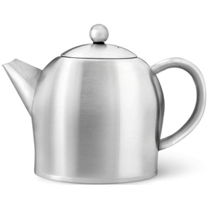 Teekanne BREDEMEIJER Minuet Santhee Kannen Gr. 1,4 l, silberfarben (edelstahlfarben) Kaffeekannen, Teekannen und Milchkannen