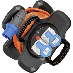 Brennenstuhl Garant Kabeltrommel Außen 10m H07RN-F3G2,5, orange GLO775260202