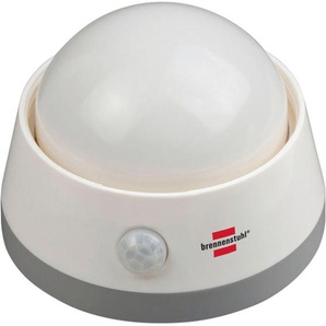 BRENNENSTUHL LED Nachtlicht NLB 02 BS Leuchten mit Infrarot-Bewegungsmelder und Push-Schalter, inkl. Batterien Gr. Höhe: 6,1 cm, weiß (weiß, grau, transparent) Nachtlichter