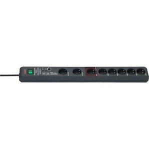 Brennenstuhl Secure-Tec Steckdosenleiste 8-fach mit Überspannungss. 3m schwarz 1159490936