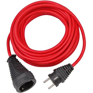 Brennenstuhl Verlängerungskabel Innen 10 Meter H05VV-F3G 1.5, rot GLO775260114