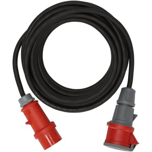 BRENNENSTUHL Verlängerungskabel Kabel mit Phasenwender IP44 Gr. 2500 cm, schwarz Elektroinstallation