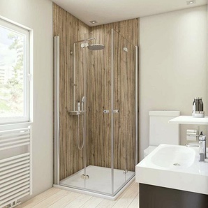Breuer Duschrückwand Holzdekor Eiche Dekor 100 x 210 x 0,3 cm GLO782302072