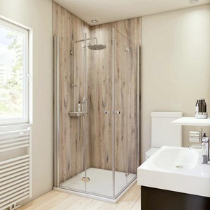 Breuer Duschrückwand Holzdekor Eiche Landhaus Dekor 100 x 255 x 0,3 cm GLO782302037