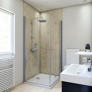 Breuer Duschrückwand Marmor sand Dekor 100 x 210 x 0,3 cm GLO782302027