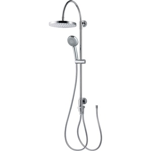 Breuer Duschsäule Aquamaxx 200 ohne Armatur, verchromt, Kopfbrause rund GLO782301095