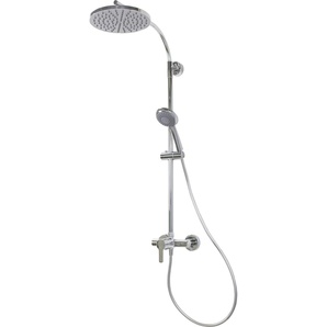 Breuer Duschsäule Aquamaxx 320 Einhebelm. Einhebelmischer, verchromt, Kopfbrause rund GLO782301105