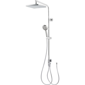 Breuer Duschsystem Aquamaxx 310 ohne Armatur, verchromt, Kopfbrause eckig GLO782301102