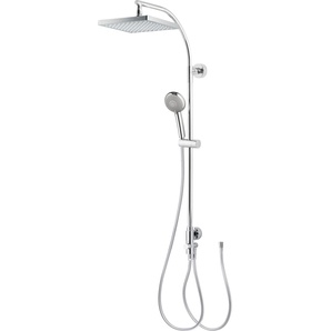 Breuer Duschsystem Aquamaxx 320 ohne Armatur, verchromt, Kopfbrause eckig GLO782301108