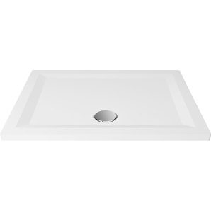 Breuer Duschwanne Flat Line Design 75 x 90 x 3,5 cm, weiß GLO782040886