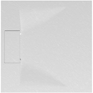 Breuer Duschwanne Lite Line Steinoptik weiß 80 x 80 cm