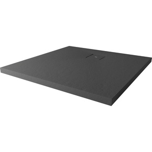 Breuer Duschwanne Modern Line Anthrazit Quadrat, 90x90 cm, Höhe: 3,5 cm GLO782040895