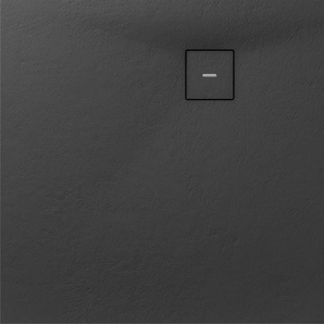 Breuer Duschwanne Modern Line Anthrazit Rechteck, 80x140 cm, Höhe: 3,5 cm GLO782040909