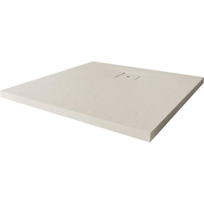 Breuer Duschwanne Modern Line Sandstein Quadrat, 90x90 cm, Höhe: 3,5 cm GLO782040900