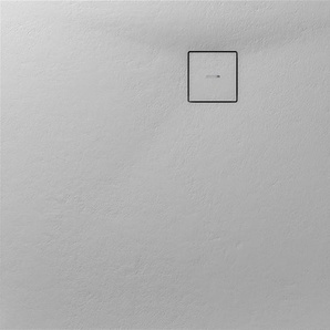Breuer Duschwanne Modern Line Steingrau Rechteck, 80x120 cm, Höhe: 3,5 cm GLO782040902