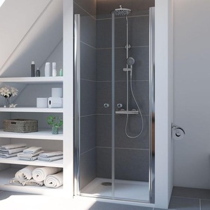 Breuer Elana Dusch-Pendeltür für Nische 90 cm Alu silber CER+ GLO782301031