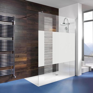 Breuer®-Dusche »Entra« Duschwand InStripe - silber -