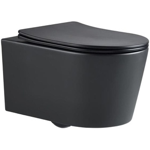 Swiss Aqua Technologies - Brevis WC-Sitz SoftClose, schwarz matt (satbrepbkm).