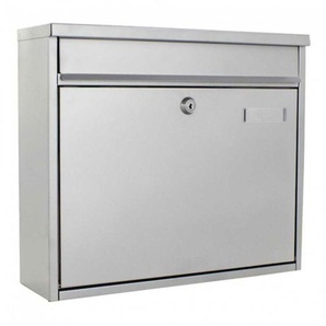 Briefkasten Design Mailbox Hochhaus II silber