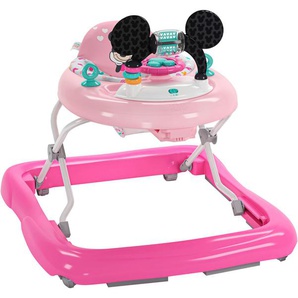 Bright Starts Lauflernhilfe MINNIE MOUSE Tiny Trek™ Walker, Forever Besties™, 2-in-1 Walker, mit Licht und Sound