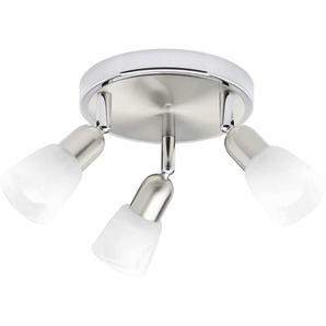 Brilliant 3er Spot Rondell Sofia eisen-chrom Ø 20 cm E14, max. 3 x 40 W GLO773055211