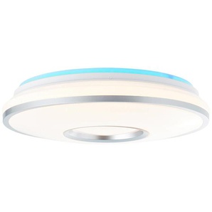Brilliant Deckenleuchte »Visitation«, 1 flammig, Leuchtmittel LED-Modul   LED fest integriert, LED Deckenlampe 39cm weiß-silber