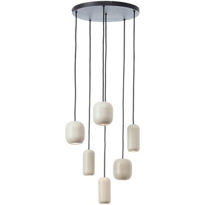 Brilliant Hängeleuchte Paris, Sand, Metall, 200 cm, RoHS, Reach, Europäischer Sicherheitsstandard, höhenverstellbar, Lampen & Leuchten, Innenbeleuchtung, Leuchten nach Räumen, Esstischlampen