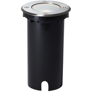 BRILLIANT Lampe, Jenda Außen-Bodeneinbauleuchte edelstahl, Metall/Kunststoff/Glas, 1x PAR51, GU10, 20W,Reflektorlampen (nicht enthalten)