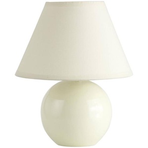 BRILLIANT Lampe Primo Tischleuchte beige/hellbraun | 1x D45, E14, 40W, geeignet für Tropfenlampen (nicht enthalten) | Mit Schnurzwischenschalter