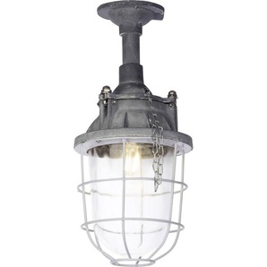 BRILLIANT Lampe Storm Deckenleuchte 17cm grau Beton | 1x A60, E27, 60W, geeignet für Normallampen (nicht enthalten) | Für LED-Leuchtmittel geeignet