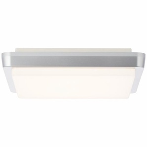 Brilliant LED Außenwandleuchte Devora 12W warmweiß Kunststoff silber GLO773504249