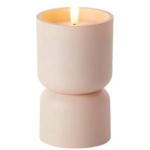 Brilliant LED Kerze batteriebetrieben mit Timer Ø 8 x 15 cm beige, Hellbraun GFM151044b05