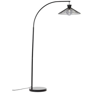 Brilliant Bogenlampe Elmont, ohne Leuchtmittel, Bogenlampe 1,7m schwarz matt