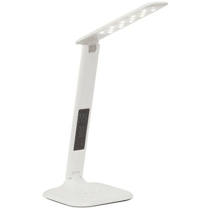 Brilliant LED Schreibtischlampe Glenn, LED wechselbar, Farbwechsler, 55 cm Höhe, Touchdimmer, USB-Anschluss, Kunststoff/Metall, weiß