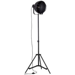 Brilliant Stehlampe Jesper, ohne Leuchtmittel, 166,5 cm Höhe, Ø 39 cm, E27, schwenkbar, Metall, schwarz